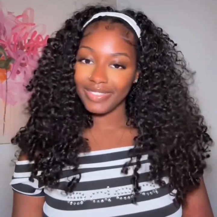 burmese curly clip in hair extension 3