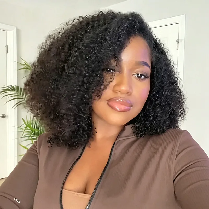 afro curly half wig (1)