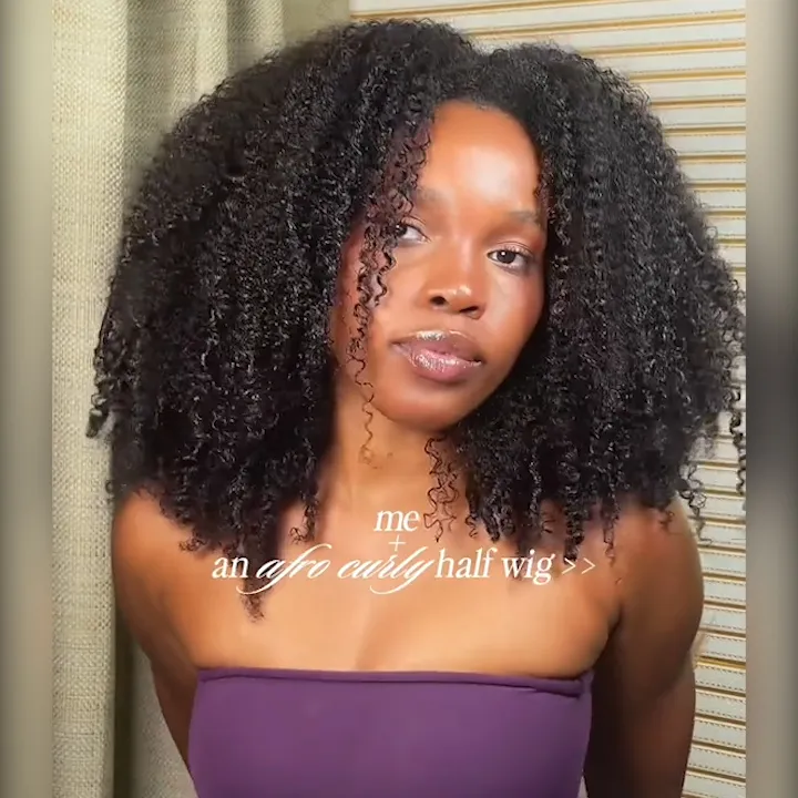 afro curly wig 13